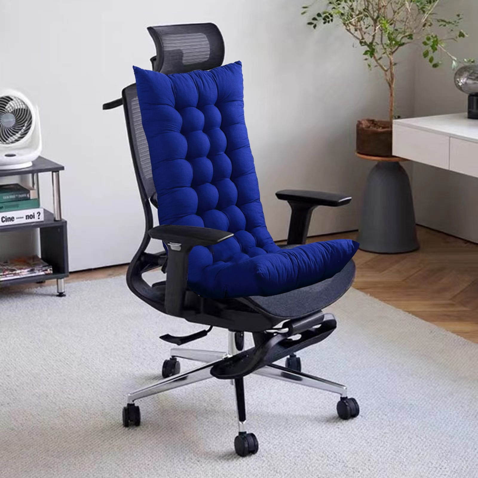 Rocking Chair Cushions Outdoor,Indoor Rocking Chair Cushions,Chair Cushion,High Back Rocking Chair Cushion,Thickened Patio Chair Pad,Water Proof(Blue 44*16*3in)from ANMUYUM