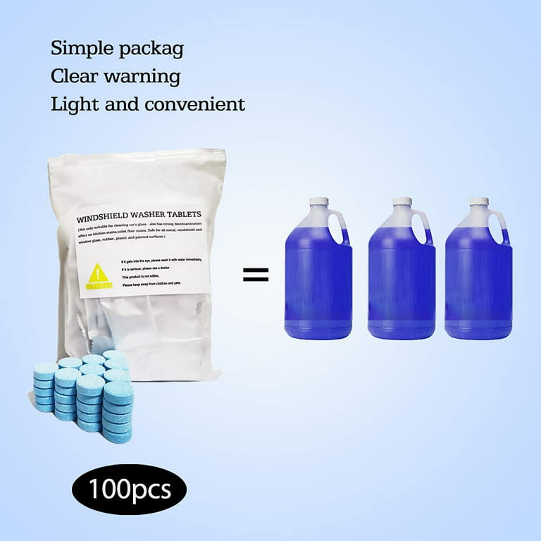 50/100pcs Windshield Washer Fluid, Concentrated Windscreen Washer