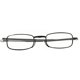 thumbnail image 5 of Gafas de lectura unisex plegables (3.00) Marcos negros no polarizados Ajuste estrecho Gafas ligeras Estuche de plástico incluido TV Time WD434-300, 5 of 7