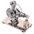thumbnail image 1 of Hot Air Stirling Engine Motor Model kit Aluminum Alloy Squirrel-shaped Electricity Generator with Colorful LED Light Educational Toy Lab Science Experiment Teaching Aids Gift for Teacher Stu, 1 of 7