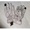 thumbnail image 6 of ZAMGEAR Leather Motorcycle Gloves With Reinforced Knuckles, Touchscreen Finger Tips, White, 6 of 6