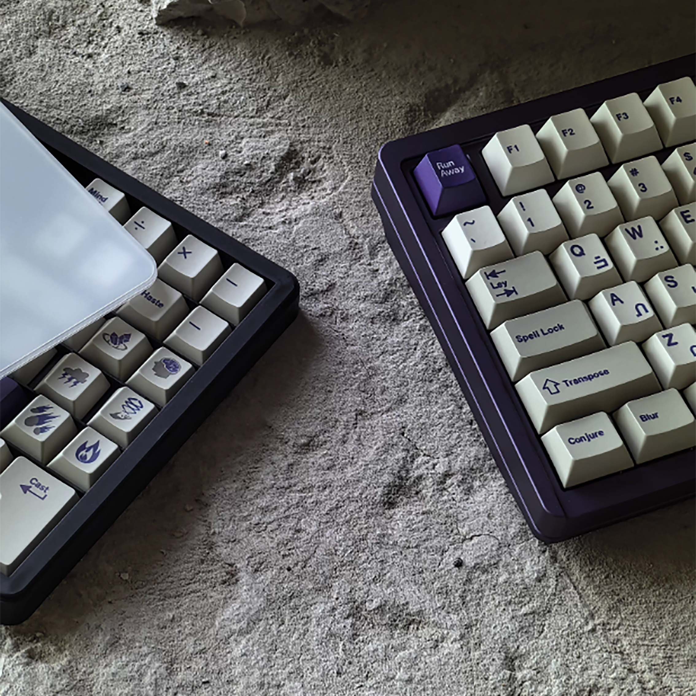 Spellbook Keycap Set for Mechanical keyboard PBT, Dye-Sub, Cherry Profile for Gaming & Typing,