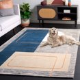thumbnail image 3 of SAFAVIEH Ebony Blake Geometric Area Rug, Beige/Blue, 3' x 5', 3 of 8
