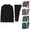 Dark Gray, variant on Mens Thermal Underwear Set 2 Piece Base Layer Long Sleeve Shirt and Pant Soft Warm Long Johns Sets