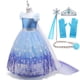 thumbnail image 3 of Disfraz de Elsa y Anna de Disney, ropa de fiesta de cumpleaños de 2024, disfraz de Frozen, vestido de princesa de la Reina de las Nieves, vestido de Halloween para niños, Vesidos, 3 of 5