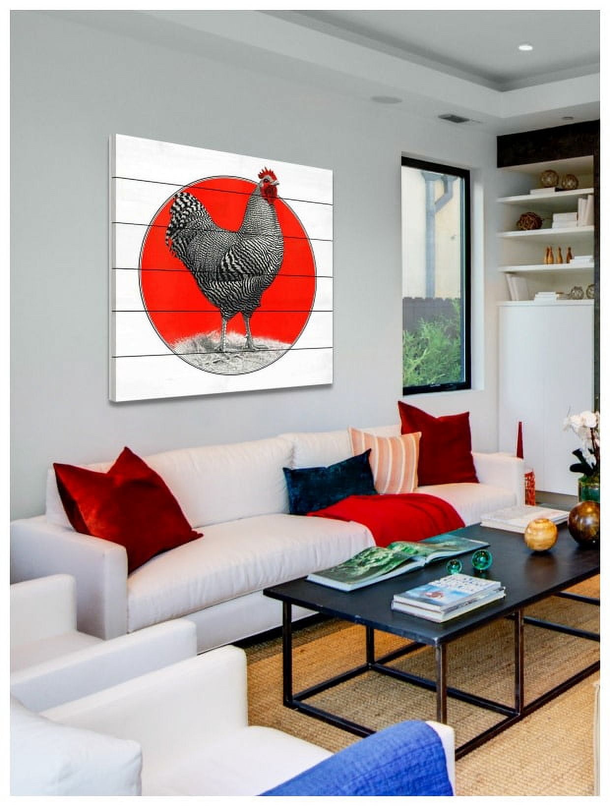 Marmont Hill "Plymouth Rock" Painting Print on White Wood