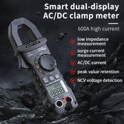 ZOYI ZT-QS9 6000 Counts Clamp Meter Multimeter Tester with Capacitance and Resistance Measurement, AC/DC Volt Ohm Amp Meter, Voltmeter Functionality, and Diode Testing Capability