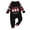 Black-Baby, variant on Odeerbi Christmas Pajamas for Family Holiday Plaid Long Sleeve Family Christmas Pajamas Matching Sets Toddler Print Parent-child Suit Two-Piece Sleepwear Xmas Family Matching PJs Set Black