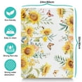thumbnail image 5 of Retro Watercolor Sunflower Dog Mat - Washable Absorbent Pet Bowl Mat with Boho Sunny Pattern, Easy Clean, 5 of 5