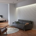 thumbnail image 5 of Ekena Millwork 19 5/8"W x 19 5/8"H Tristan EnduraWall Decorative 3D Wall Panel (Covers 2.67 Sq. Ft.), 5 of 13