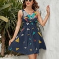 thumbnail image 3 of Flying Paper Planes Sundress Sleeveless Dress Summer Women Clothes Dress for Women Dresses, 3 of 7