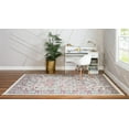 thumbnail image 4 of Rugs.com Rabia Collection Rug – 3' x 5' Ivory Low Rug Perfect For Entryways, Kitchens, Breakfast Nooks, Accent Pieces, 4 of 9
