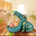 thumbnail image 1 of Hippo Statue Home Funning Big Mouth Candy Tray Key Bowl Living Room Resin Decoration, 1 of 8