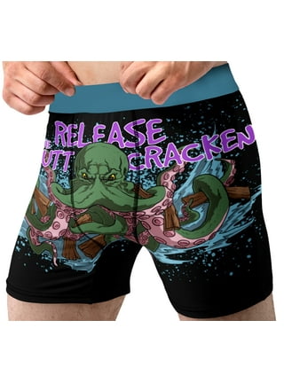 4 Pack New Mens Designer Novelty Rude Shorts Underwear Funny Boxer Trunks