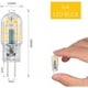 thumbnail image 5 of Bombilla LED G4, 12 V, 3 W, luz blanca cálida 3000 K, equivalente a una lámpara halógena de 30 W, 12 paquetes - paquete de 12, 5 of 5