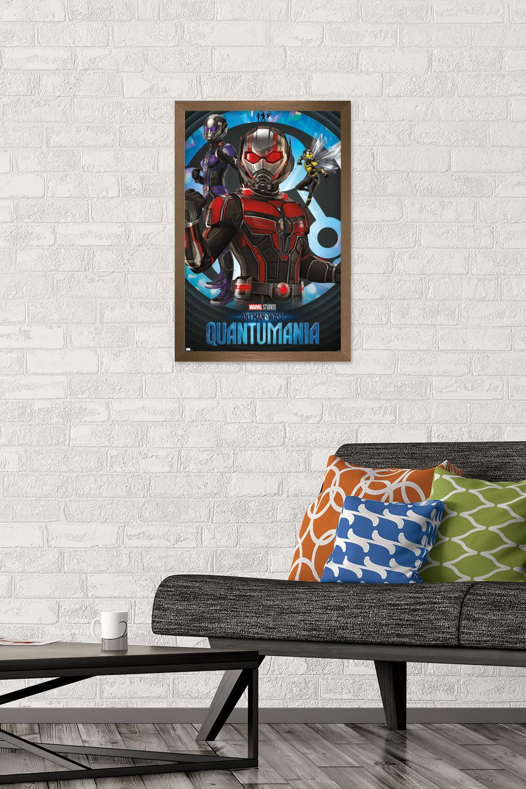 Marvel Ant-Man And The Wasp: Quantumania - High Render Trio Wall Poster, 14.725" x 22.375" Framed