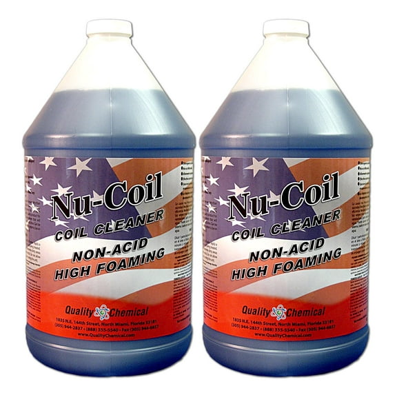 Nu-Coil Concentrated Air Conditioner Coil Cleaner - 2 gallon case