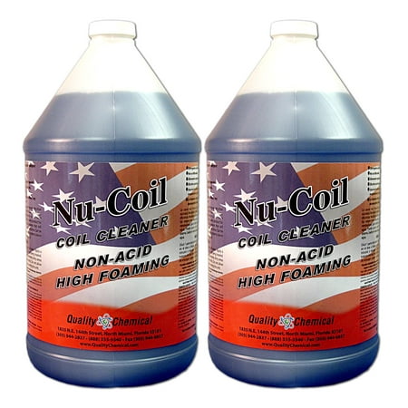 Nu-Coil Concentrated Air Conditioner Coil Cleaner - 2 gallon (Best Dyna Air Cleaner)
