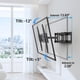thumbnail image 3 of USX STAR Soporte de pared para TV de movimiento completo con certificación UL para la mayoría de televisores de 32 a 70 pulgadas, soporte giratorio extensible inclinable para TV, VESA máx. 400 x 400 m, 3 of 5