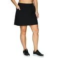 thumbnail image 4 of RBX Active Women's Plus Size Zipper Pocket Woven Skort With Inner Bike Short, 4 of 5