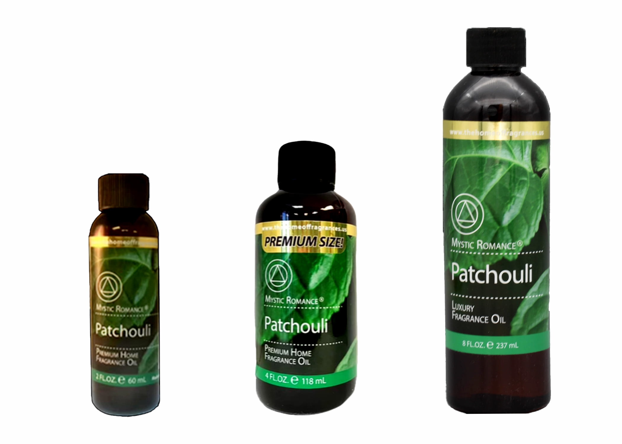 Mystic Romance Premium Home Fragrance Oil Scent PATCHOULI SET 8FL+ 4FL