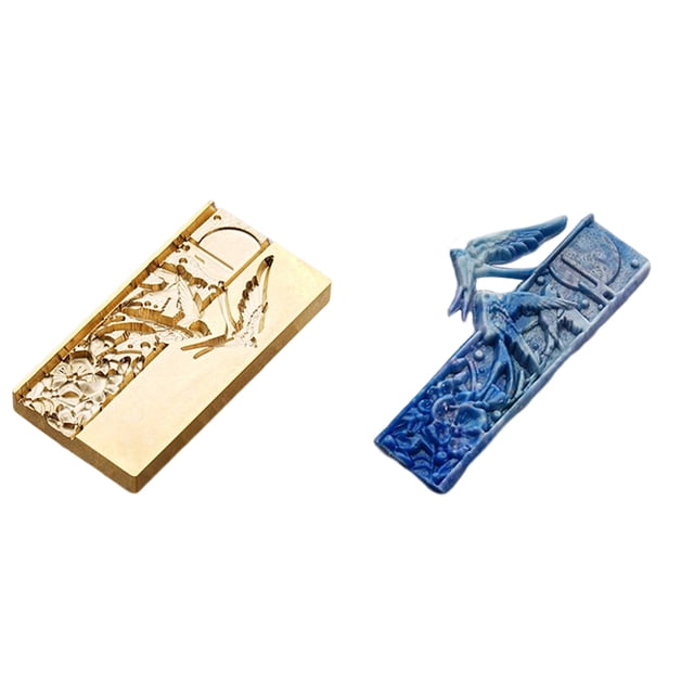 Cabeza de sello de la serie Four Seasons Cabeza de cera de esmalte vintage para tarjeta de boda (primavera) Ehuebsd Libre de BPA