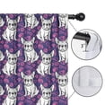 thumbnail image 4 of Blackout Kids Curtains,Purple French Bulldog Childrens Insulated Curtains Set Of 2,Bedroom Essentials,Toddler Room Decor 42x63in(106x160cm), 4 of 4