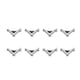 thumbnail image 1 of 8 clips para estantes de congelador, ganchos de soporte para refrigerador, soportes para estantes de refrigerador, clips para congelador (aluminio, tamaño 5), 1 of 5