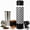 Classic Chess, variant on Cold Brew &  Infuser Bottle - 18oz Travel Water Bottle with Storage, Dual  & Coffee Filter - Fruit Water & Coffee Maker - FLASKMATE -in-One System (Classic Chess)