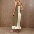 thumbnail image 4 of Taylonsss Robe Maxi Décontractée Élégante pour Femmes Sans Bretelles Sans Manches à Encolure Carrée Style Plage Vacances, 4 of 9