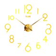 thumbnail image 4 of Reloj Decorativo de Pared Números Extraíbles DIY 3D Reloj Venta Liquidación Oficina Decoración para Regalos dorado Colco Reloj de pared DIY, 4 of 5