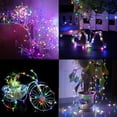 thumbnail image 5 of LED Copper Wire String Lights - 7ft 20LEDs Multi-color Fairy Lights Battery Operated for Christmas Bedroom Garden Patios Wedding Party Decoration, 5 of 6