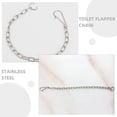 thumbnail image 1 of BESTYASH 6Pcs Stainless Steel Toilet Flapper Chain Replacement Kit for Durable Toilet Tank Parts, 1 of 8
