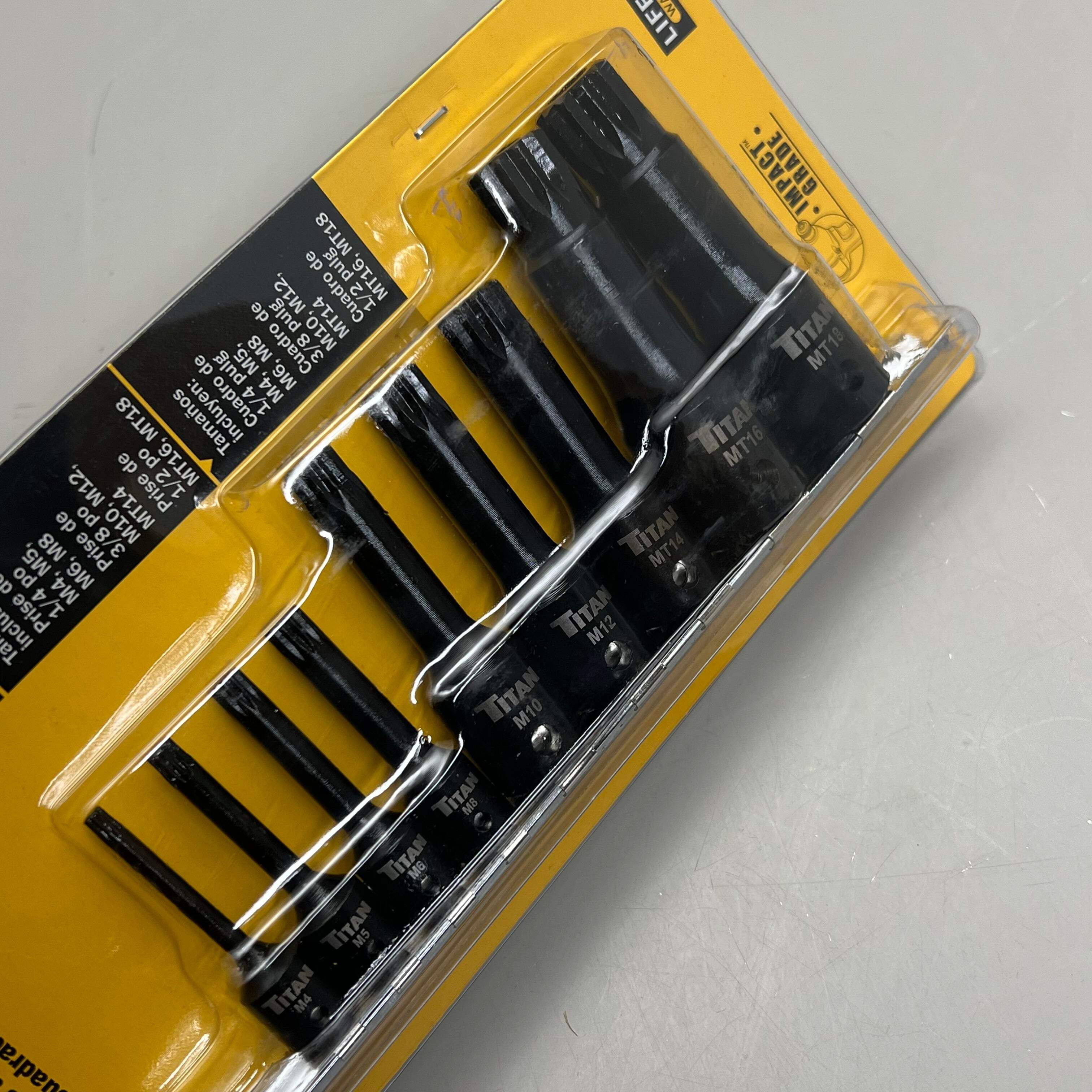 Titan XZN Triple Square Impact Bit Socket Set - 9 Piece