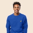 thumbnail image 4 of Dalix Taco Embroidered Fleece Crewneck Long Sleeve Sweatshirt Mens in True Royal M Medium, 4 of 5