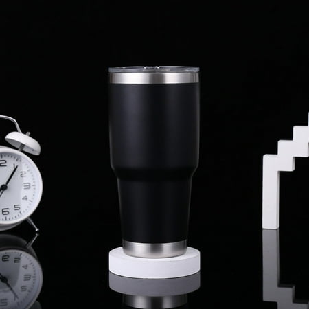 

Stainless Steel Water Bottle 30 oz Double Wall Insulated Travel Mug with Lid