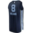 thumbnail image 3 of Men's Fanatics Navy Memphis Grizzlies Ziaire Williams Fast Break Replica Jersey - Icon Edition, 3 of 4