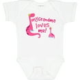 thumbnail image 3 of Inktastic My Grandma Loves Me Girls Dinosaur Girls Baby Bodysuit, 3 of 5