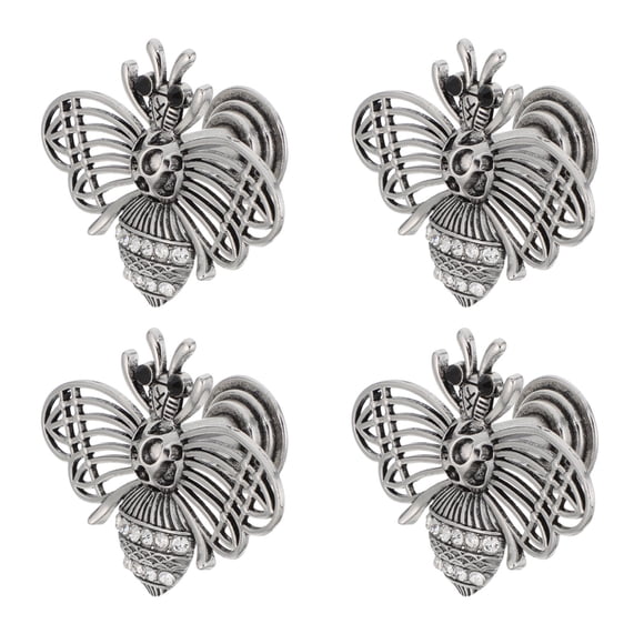 Luxshiny 4Ud Retro Para Muebles En Forma De Abeja Fabricados En Aleación De Zinc