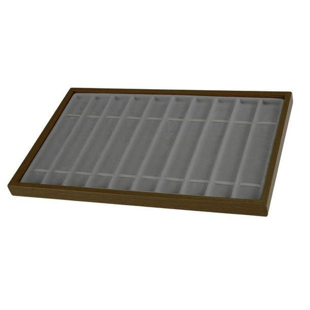 Caja organizadora de almacenamiento para exhibidores de relojes 10 grillas