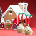 thumbnail image 3 of Paquete de 20 toppers de pastel de Navidad Glitter Cupcake Decoración de frutas Banquete Bebé Ducha Boda Postre Fiesta Suministros abiertos Inevent HA010048-02, 3 of 6