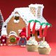 thumbnail image 4 of Injueey Paquete de 20 adornos de pastel de Navidad, decoración de cupcakes con purpurina, banquete de frutas, Baby Shower, boda, postre, suministros Kits de decoración para fiestas Piernas abiertas Injueey HA010048-02, 4 of 6