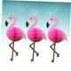 thumbnail image 4 of Houderco 3Ud Flamingo Colgante Decorativo Rosa Para Fiesta Luau Y Ambiente Tropical, 4 of 8