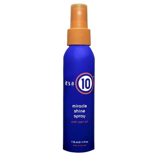 Miracle Shine Spray by It's A 10 for Unisex - 4 oz Spray Miracle Shine Spray by It's A 10 for Unisex - 4 oz Spray