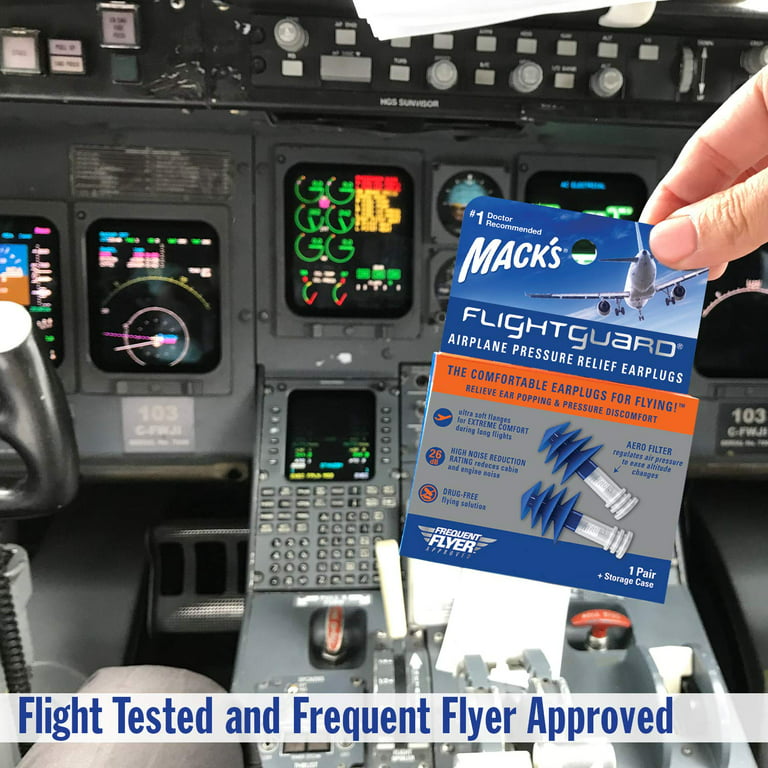 Mack's FlightGuard bouchons d'oreille pour avion - Auriseo