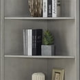 thumbnail image 4 of Bowery Hill Transitional Wood Corner Bookcase in Antique White, 4 of 7