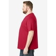 thumbnail image 3 of KingSize Men's Big & Tall Shrink-Less Lightweight Crewneck T-Shirt, 3 of 5