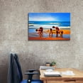 thumbnail image 3 of Epic Graffiti ' Kids At The Beach ' by Ata Alishahi, Giclee Canvas Wall Art, 40"x26", 3 of 8
