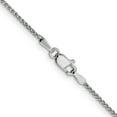 thumbnail image 3 of 14K White Gold Wg 1.25mm D/C Spiga Chain (26 X 1.25) Made In Peru pen127-26, 3 of 5