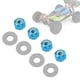 thumbnail image 5 of Tuerca de bloqueo hexagonal de rueda apta para wltoys 1/14 144001 accesorio de actualización de coche RCA949-49R azul, 5 of 9